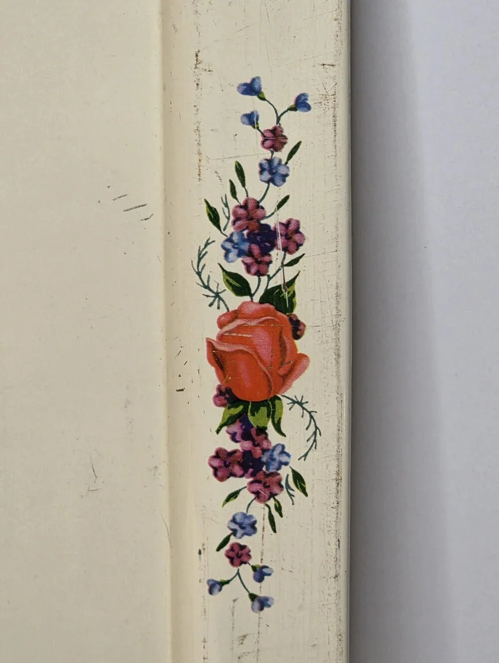 Vintage Lithographed Metal Serving Tray Wall Art Authentic 1960s Home Decor